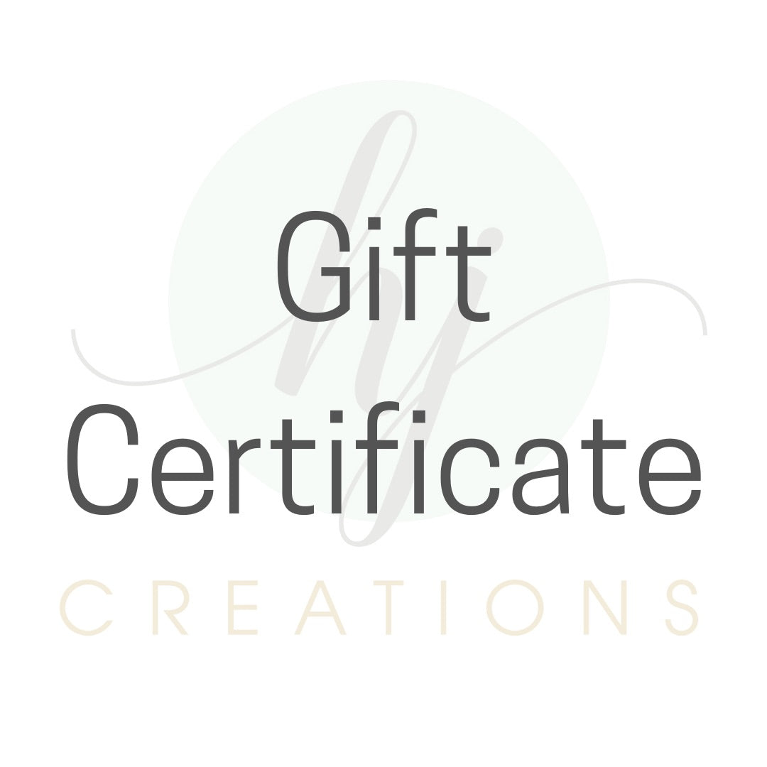 HJ Creations Gift Certificate