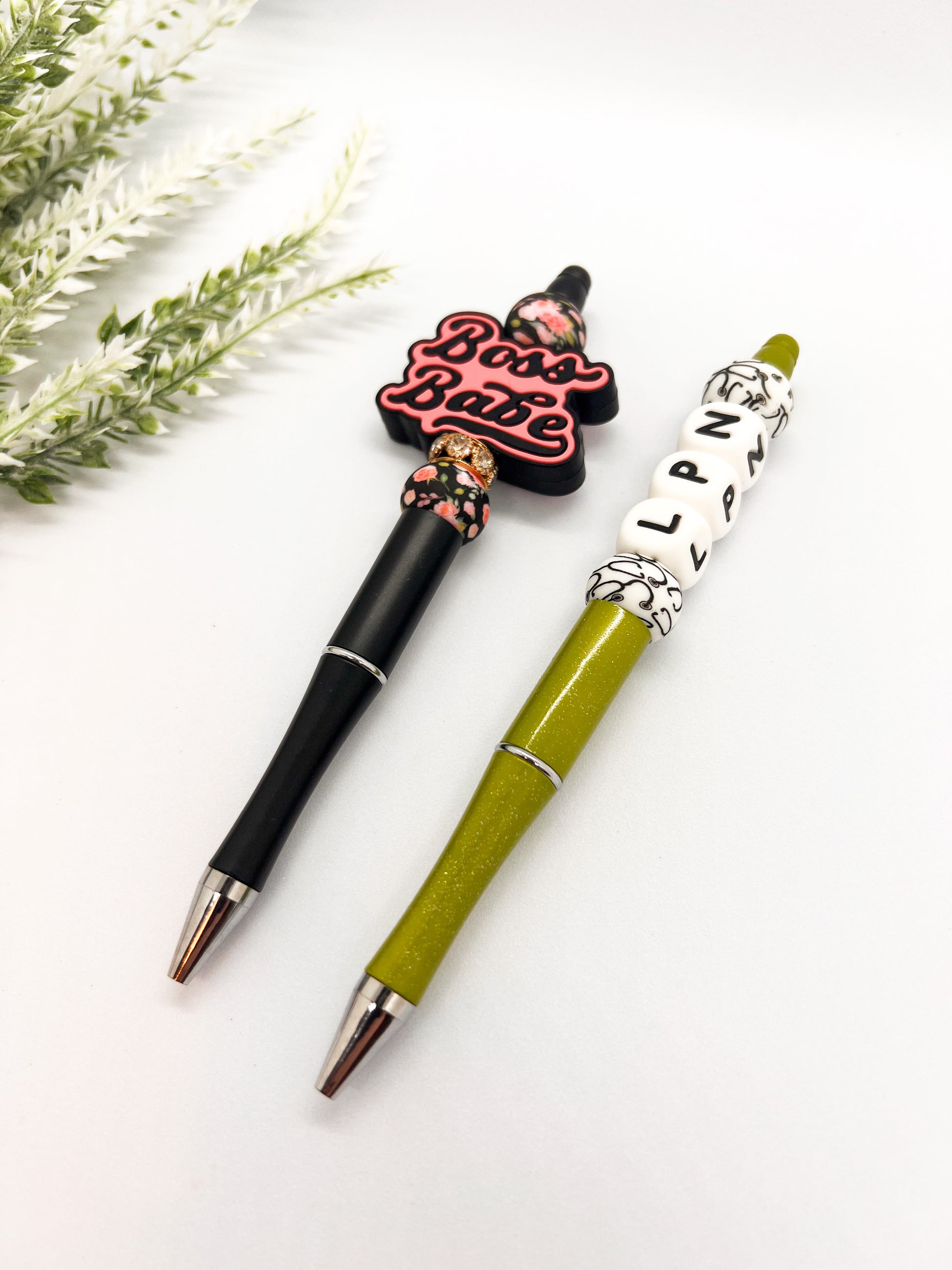 Personalized Beaded Pen – HJ Creations